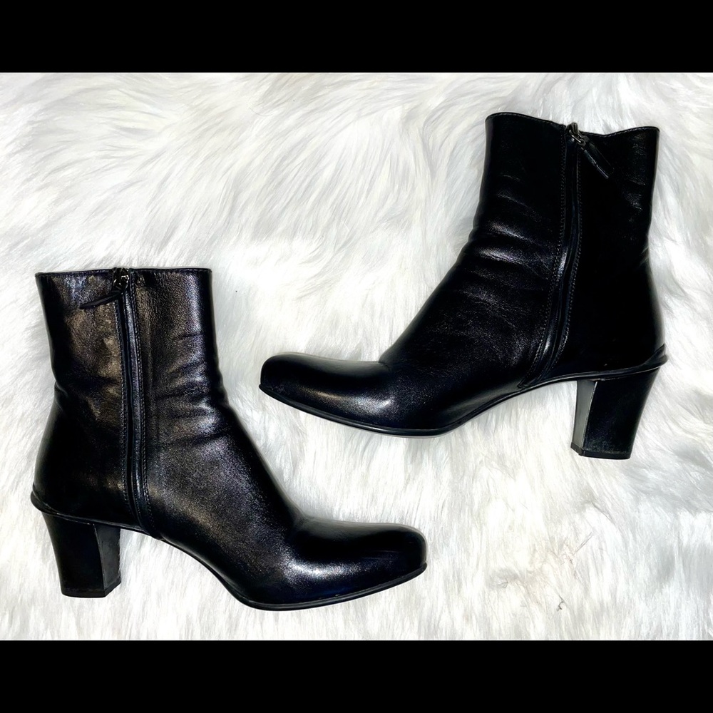 PRADA soft black leather boots